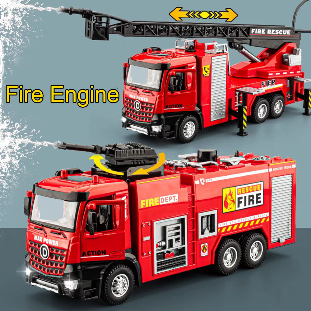 Fire Escape Ladder - 1:32 Schaal Brandweerwagen Model Auto Speelgoed