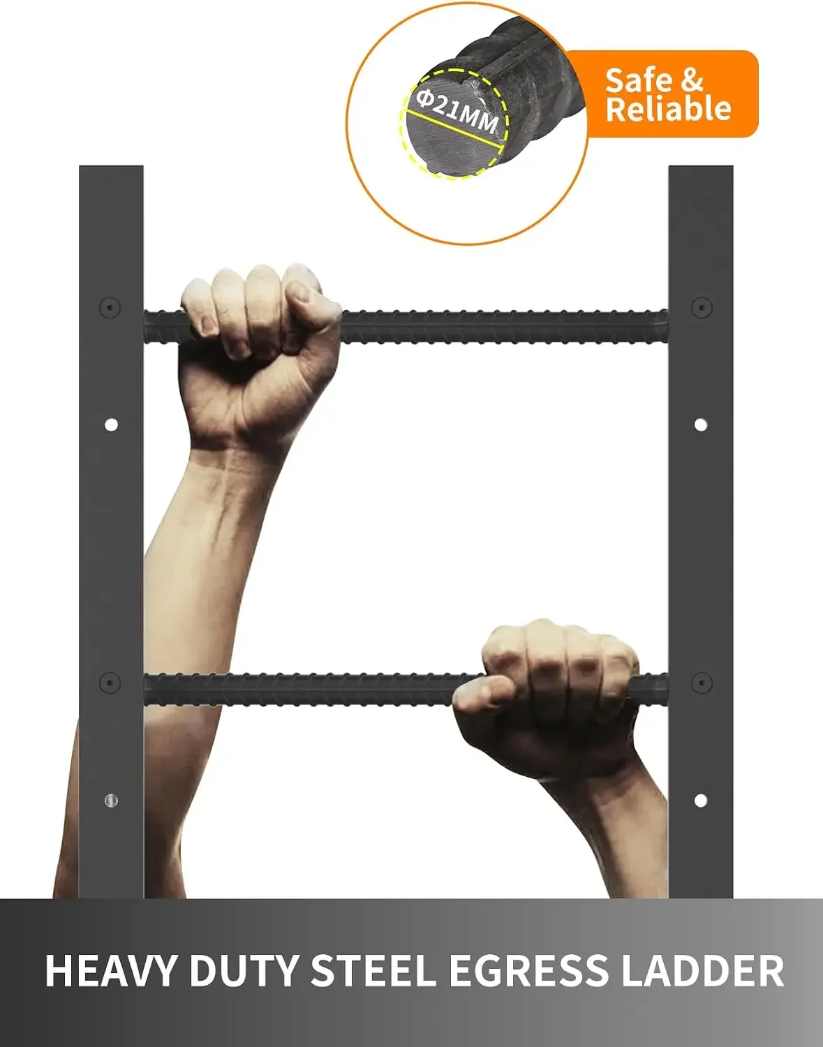 5-traps raamladder, zwaarbelas - Fire Escape Ladder recensie en prijs