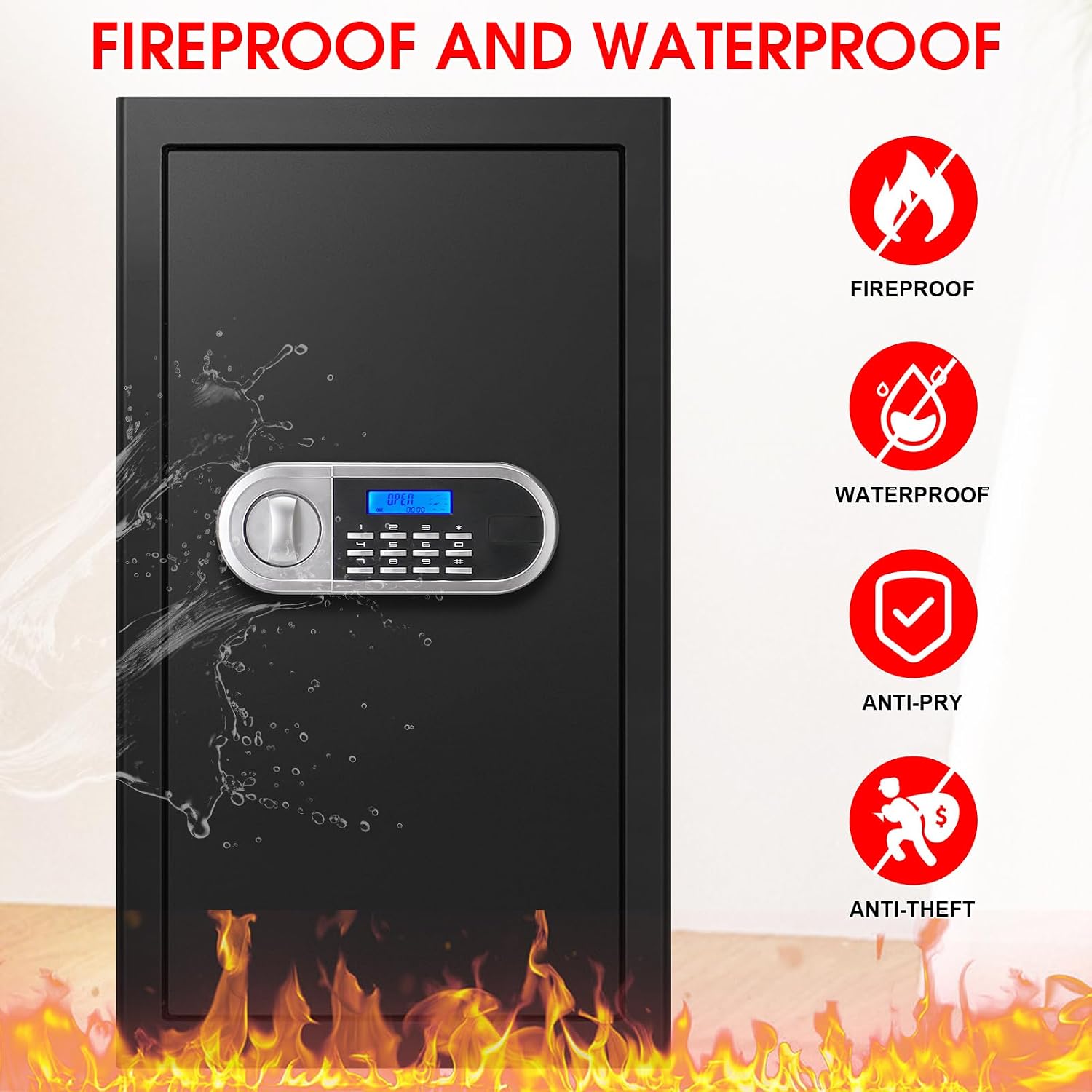 Brandwerende kluis voor huisho - Fire Safe Document recensie en prijs