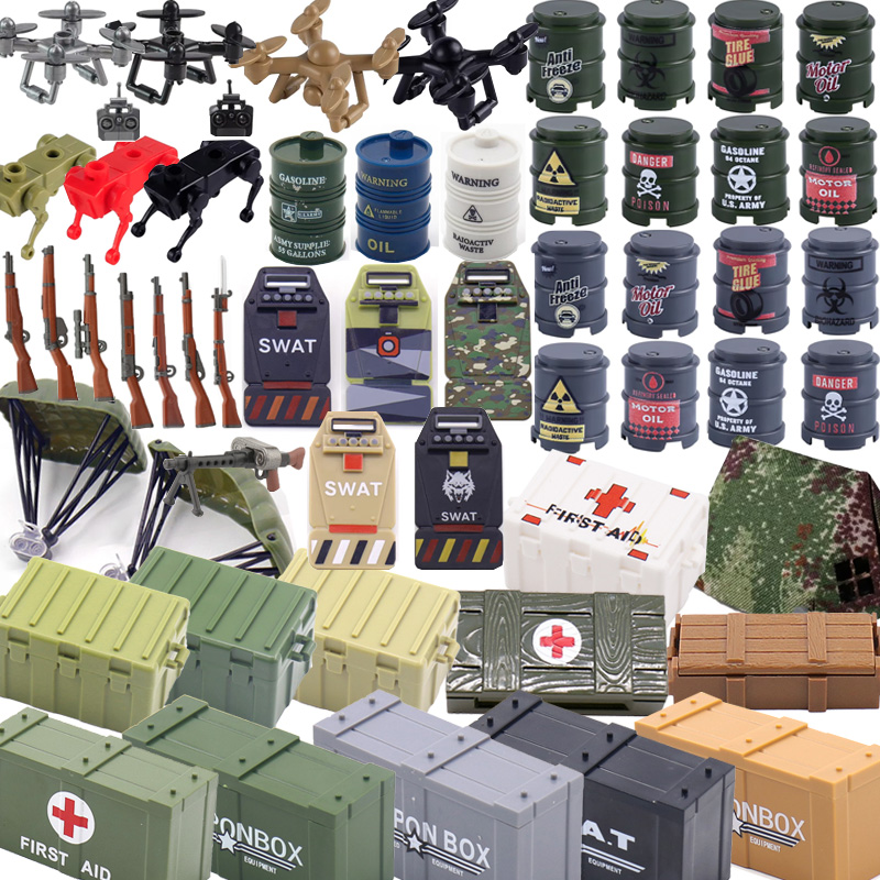 MOC Militaire Figuur Accessoir - Medicine Cabinet Lock recensie en prijs