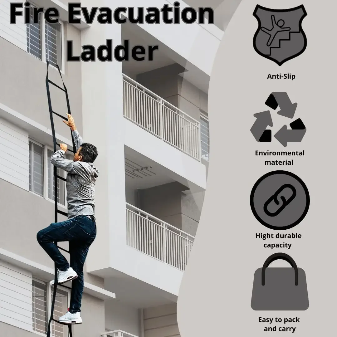 Herbruikbare brandtrap voor 3  - Fire Escape Ladder recensie en prijs