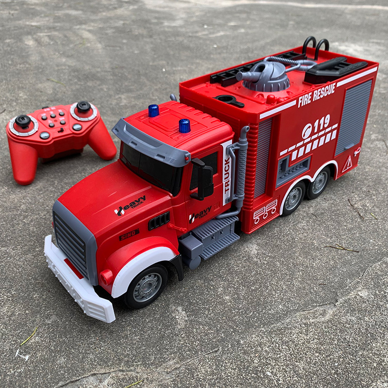 2.4G RC Brandweerauto met Gelu - Fire Escape Ladder recensie en prijs