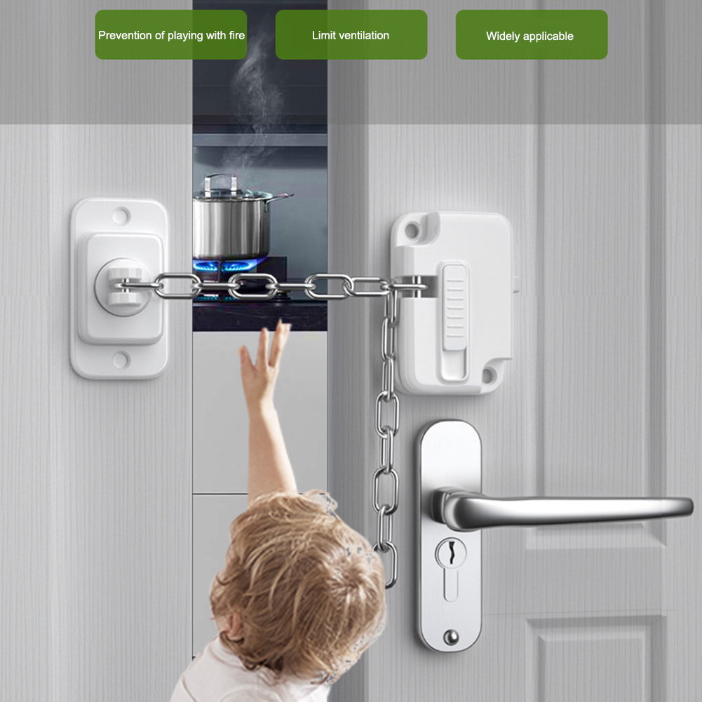 Raamveiligheidssloten Zelfklev - Security Chain Door recensie en prijs